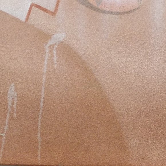 Vintage Pottery Painting by Noted Cultural Artist Mario, Signed  24"x36" - Picture 3 of 7